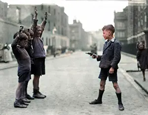 Oncolourisedpic: Stick Em Up!