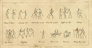 Fainting: Stick figures, Dot and Line, dancing and fainting