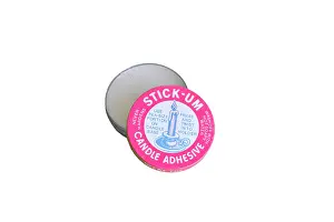Adhesive: Stick-Um candle adhesive