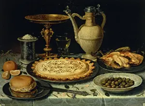 Peeters: Still-life with pastry and pitcher
