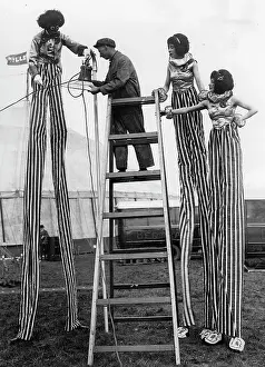 Stilt: Stilt walkers from the Bertram Mills