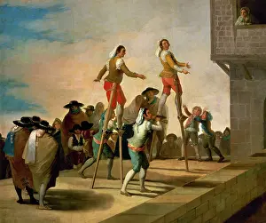 Stilts: Stilts, 1791-1792, by Francisco de Goya