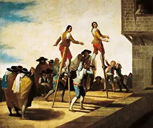 Escorial: The Stilts, by Goya