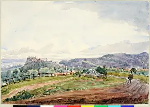 1842: Stirling Castle from Bruce's Stone, Bannockburn