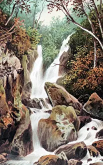 Ghyll: Stock Ghyll Force, Ambleside, Lake District, England