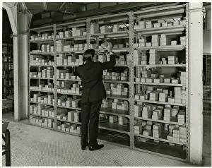 Selects: STOCK ROOM SHELVES
