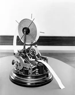 Conveying: Stock ticker of the late 19th and early ?