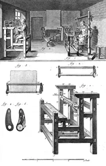 Weavers: Stocking Weavers circa 1760
