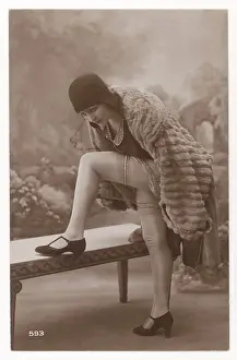 Garters: Stockings 1920s Photo