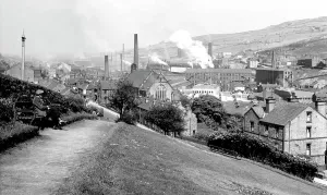 Stockbridge: Stocksbridge, from the Clock Tower c1955