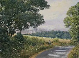 Nayland: Towards Stoke by Nayland, Suffolk