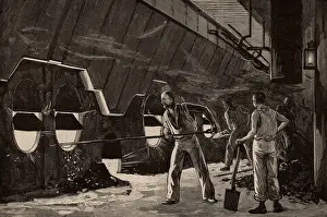 Clinker: Stokers at work in the heat of the boiler room