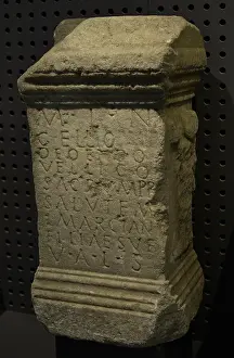 Translated: Stone altar consecrated to Endovellicus, by Marcus