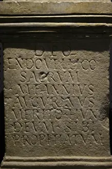 Lusitanian: Stone altar dedicated to Endovellicus, by Marcus