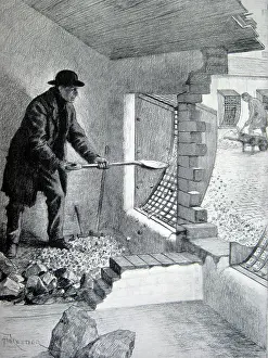 Smashing: Stone-breaking cell in a workhouse