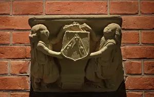 Monnaie: Stone carving, Citeco, Musee de l'Economie