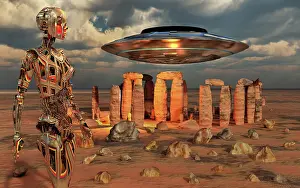 Mechanical: A stone circle, similar to Stonehenge, found on