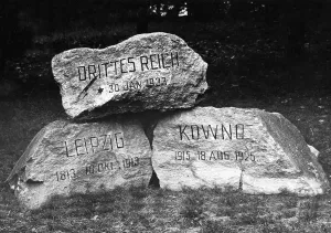 Centenary: Stone laying in Neuglobsow, 1933