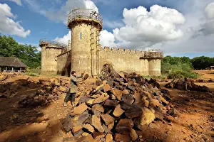 Novo: Stone quarry, Chateau de Guedelon, Treigny, Burgundy, France
