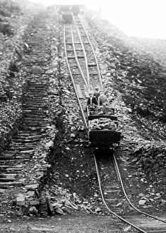 Inclined: Stone quarry inclined plane railway