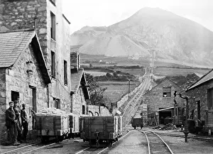 Inclined: Stone quarry inclined plane railway