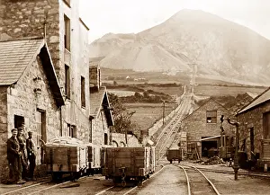 Inclined: Stone quarry inclined plane railway