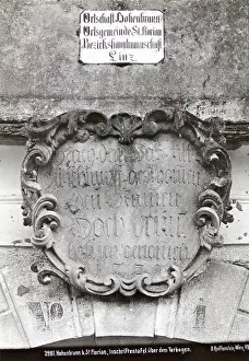 Plaques: Stone sign in Hohenbrunn
