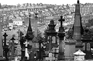Interred: Stone tombs in Undercliffe Cemetery, Bradford, Yorkshire