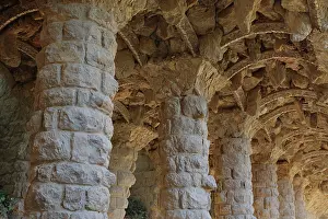 Guell: Stone trees, Parc Guell, Barcelona
