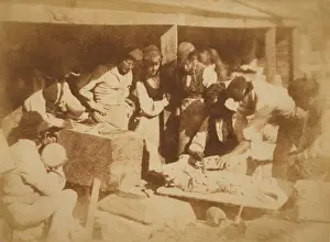 Workyard: STONECUTTER'S WORKYARD, a calotype made ?
