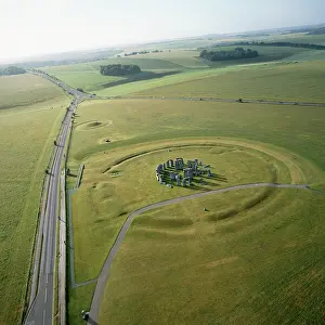 Barrows: Stonehenge from the air