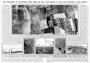Stukeley: Stonehenge from the air