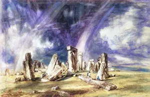 Megalithic: Stonehenge circa 1835: John Constable (1776-1837)