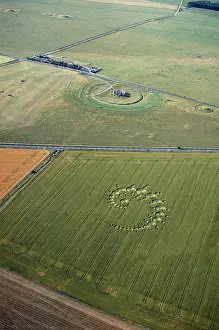 Arable: Stonehenge and crop circle
