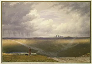 Showery: Stonehenge - A Showery Day