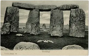 Lintels: Stonehenge, Wlitshire, England