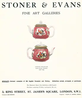 Teapots: Stoner and Evans Advertisement