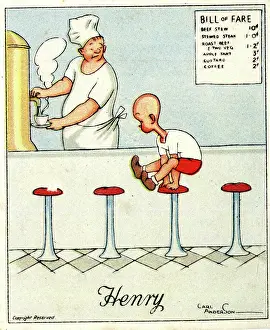 Chef: Stool Leap Frog, Henry cartoon