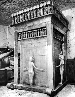 Tutankhamen: Storage room in grave of Tutankhamen, Egypt