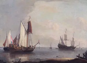 Provisionally: Storck - Dutch Shipping in a River