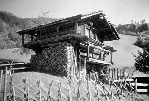 Logs: A former store house, 1931