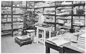 Storing: STORING PRINTING PLATES