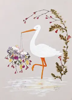 Storks: Stork with New Baby