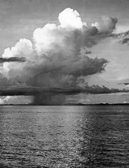 Rainstorm: STORM CLOUDS AT SEA