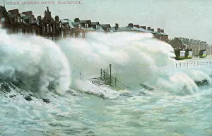 Lancs: Storm looking South, Blackpool, Lancashire