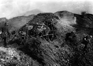 Hlle: Storming of a French position, 1916