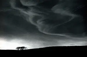 Stormy sky in Yorkshire, England