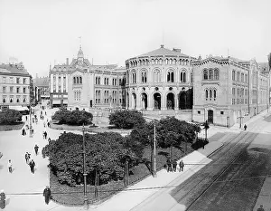 Oslo: Storting building in Oslo, 1904