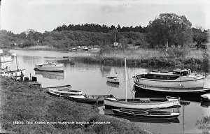 Moored: The Stour from Tuckton Bridge