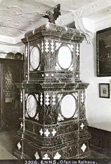Stoves: Stove from town hall in Enns